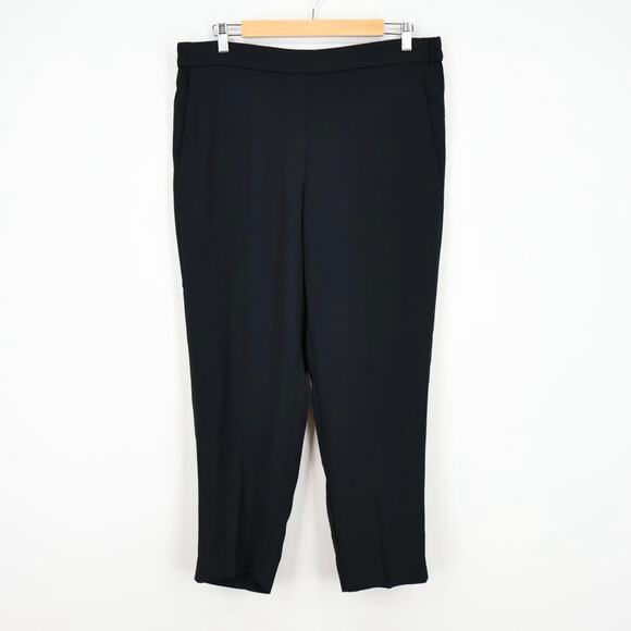 NWT J. Crew Factory Jamie Pull On Pant With Elastic Waist In Black Size 14 - Picture 4 of 11